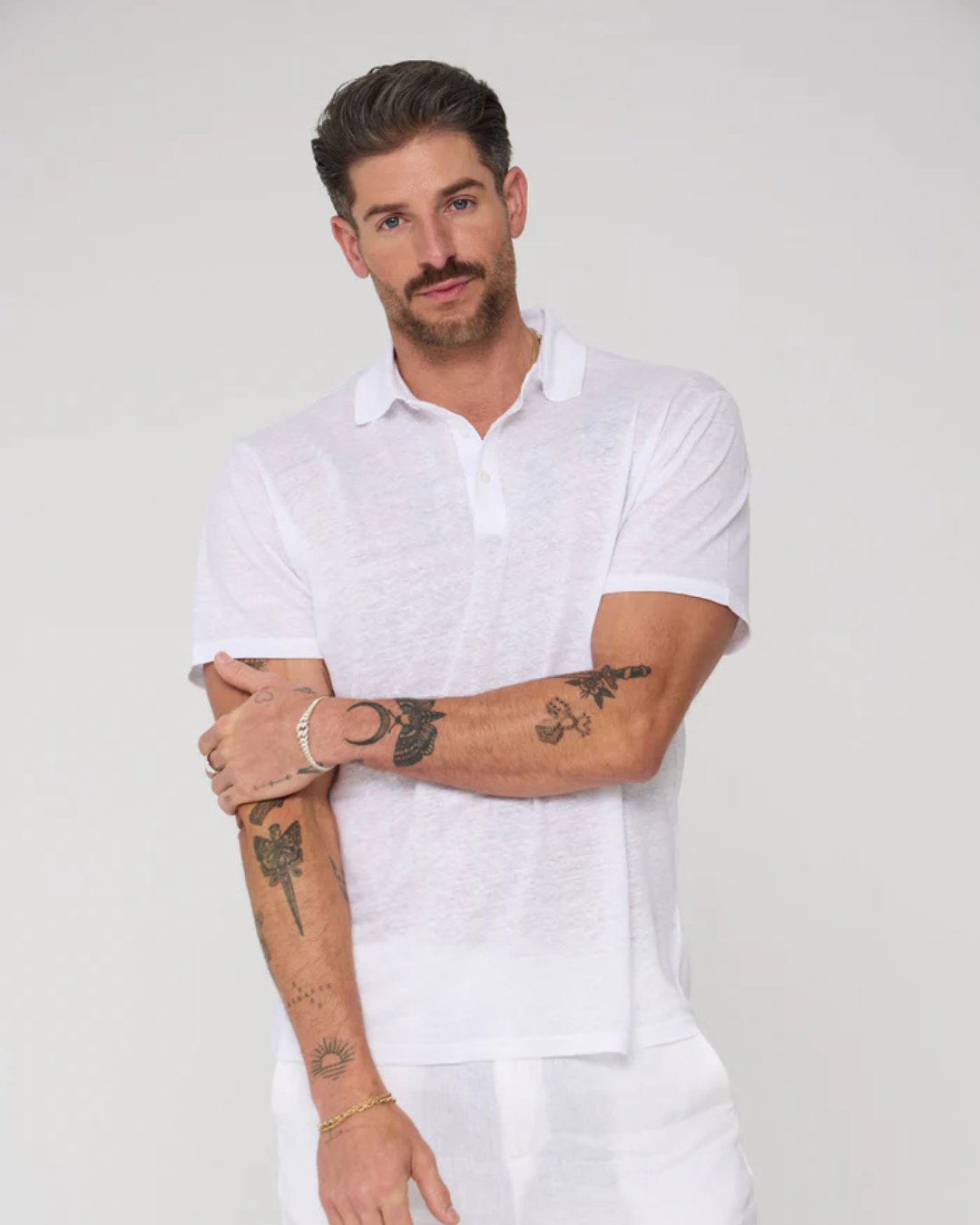 Camisa Casual de Linho com Tecido Respirável e Fresco para Homem (OFERTA 2X1)