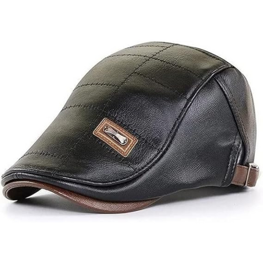 Boina de Couro para Homem