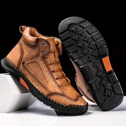 Botas ergonómicas de Couro Costuradas para homen