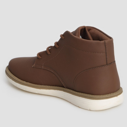 Sapatos de Couro para Homem com Atacadores Ajustáveis