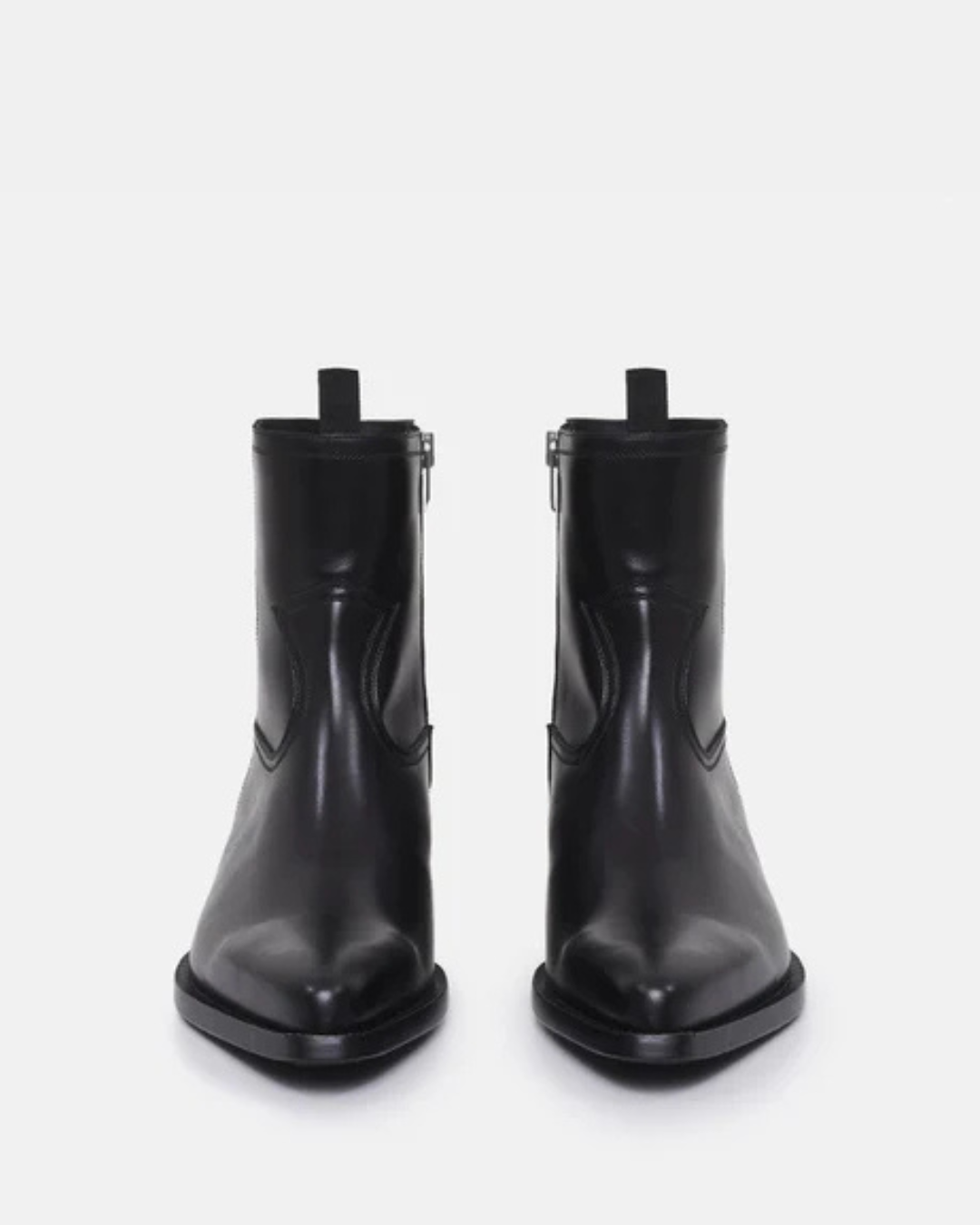 Botas Masculinas de Estilo Ocidental com Design Gravado Espírito Rebelde e Estilo Icónico