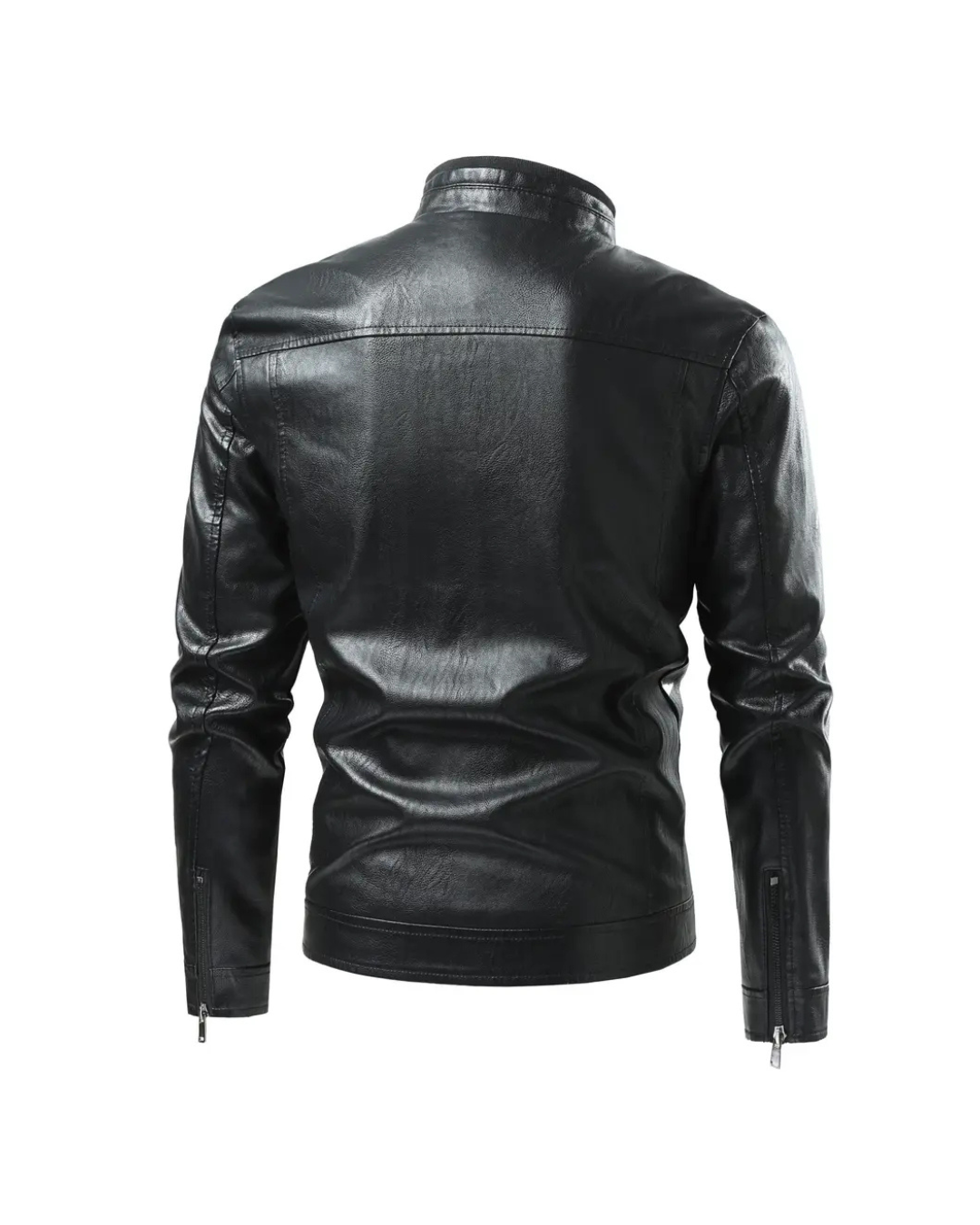 Casaco de couro para homem