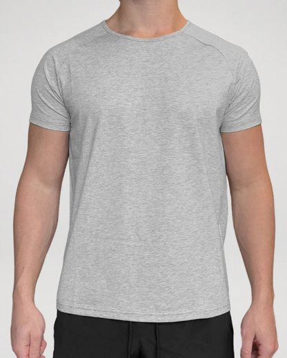 Camisa Clássica para Homem com Gola Redonda e Tecido Respirável