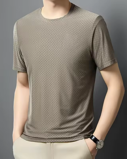 Camisola casual de manga curta para homem