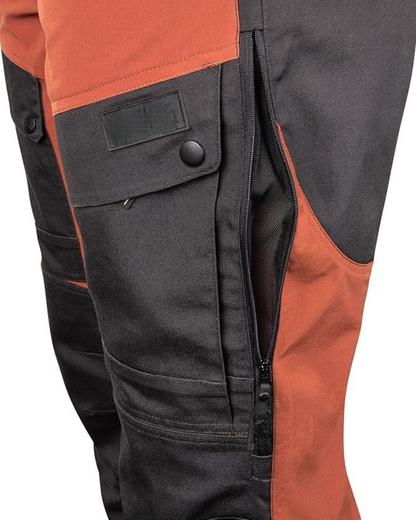 Calças de exterior elásticas com vários bolsos