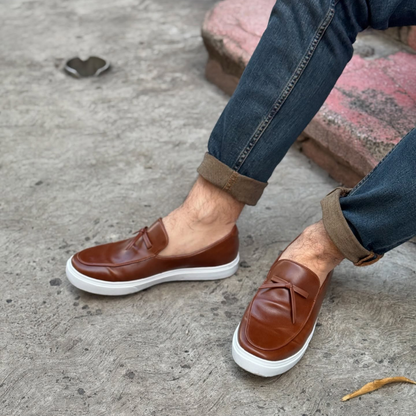 Mocassins Urbanos de Couro  para Homem