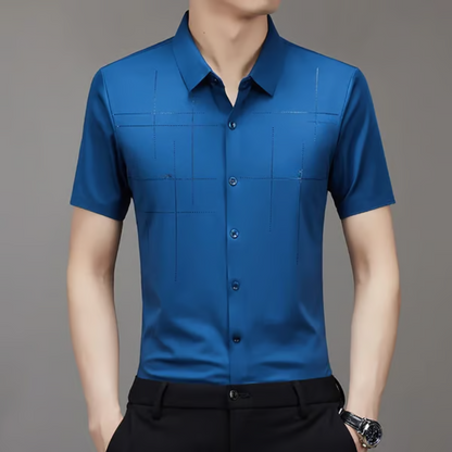 Camisa de manga curta para homem com um estilo moderno e elegante