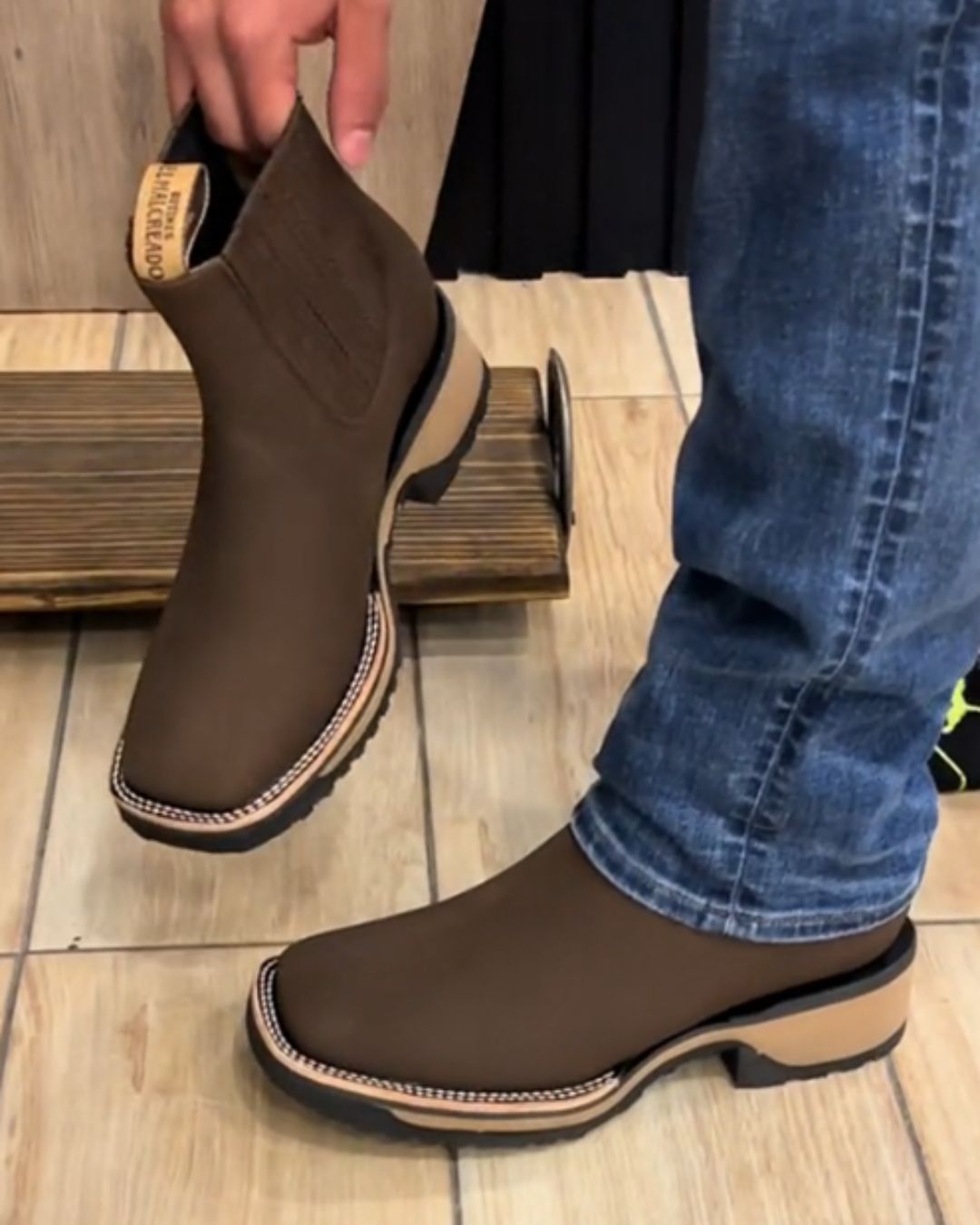 Botins Cowboy de Couro para Homens®