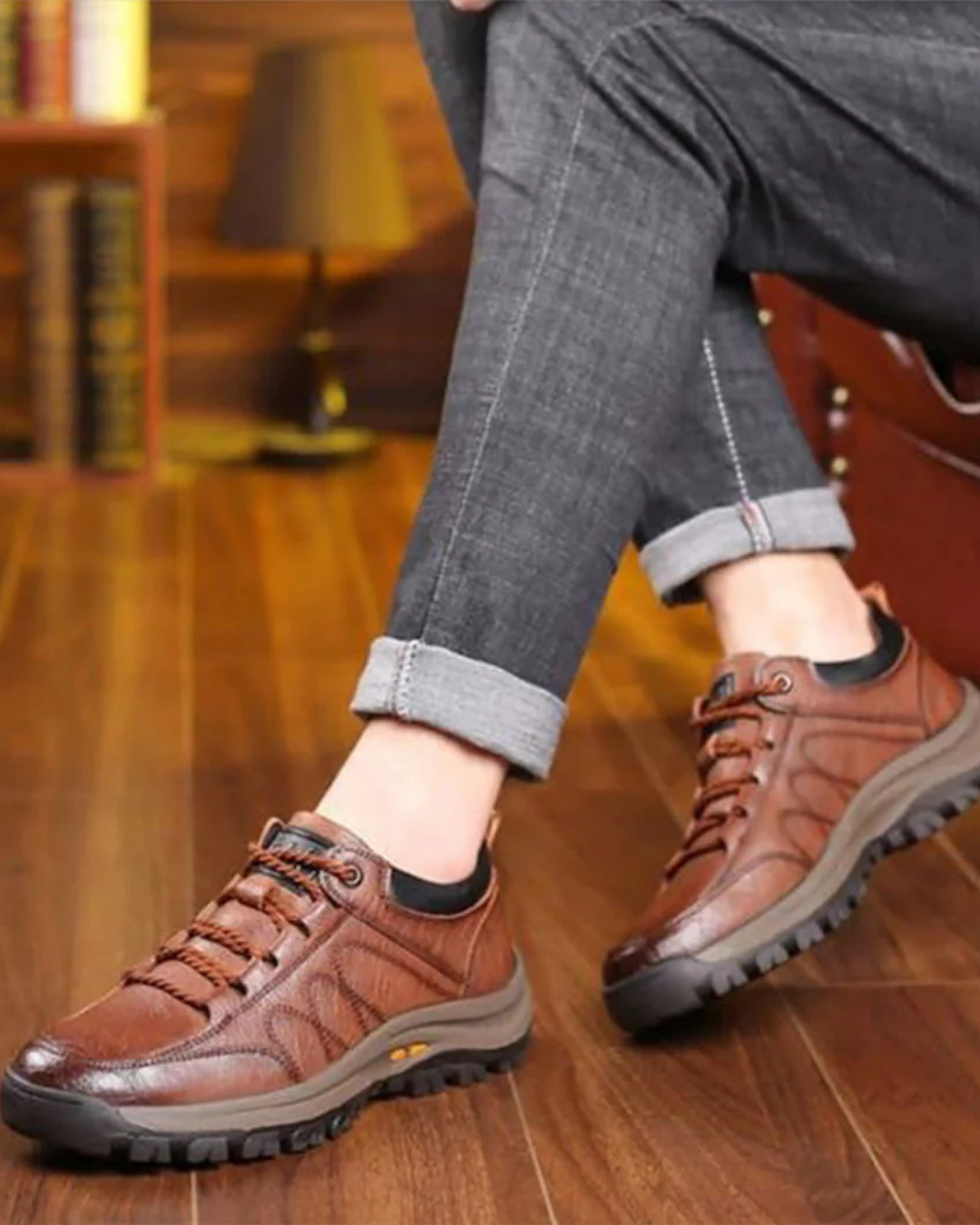 Sapatos de Caminhada Antiderrapantes e Duráveis para Homen