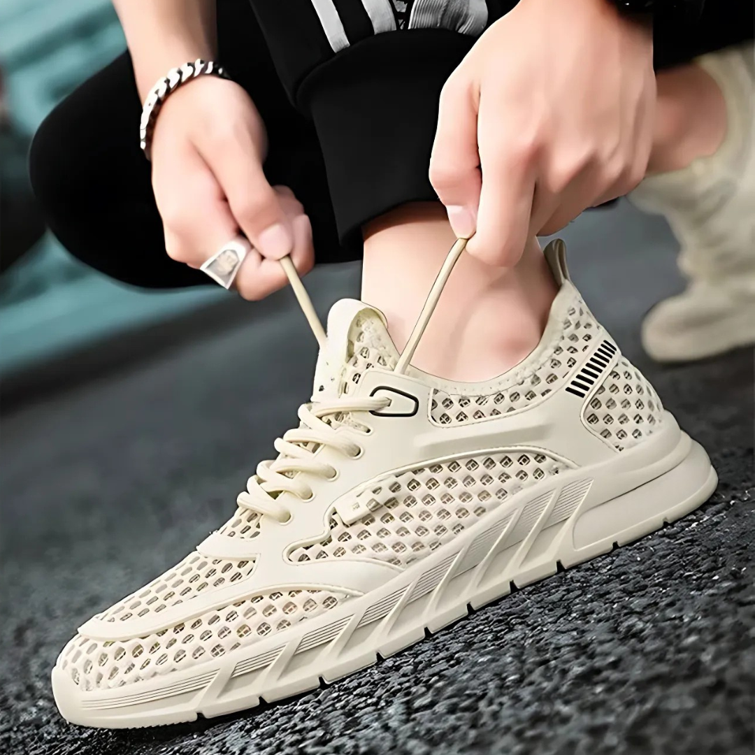 Sapatos de homem com sola ergonómica