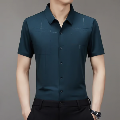 Camisa de manga curta para homem com um estilo moderno e elegante