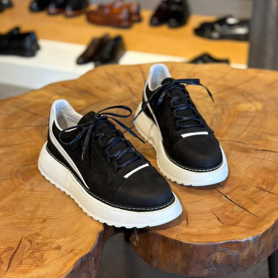 Sapatilhas de estilo urbano com sola ergonómica para homem