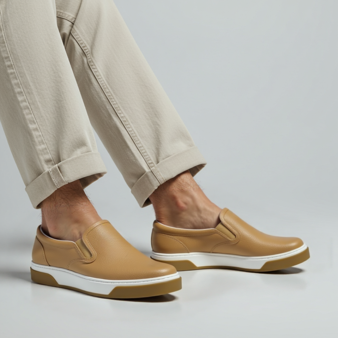 Sapatos acolchoados com sola ortopédica