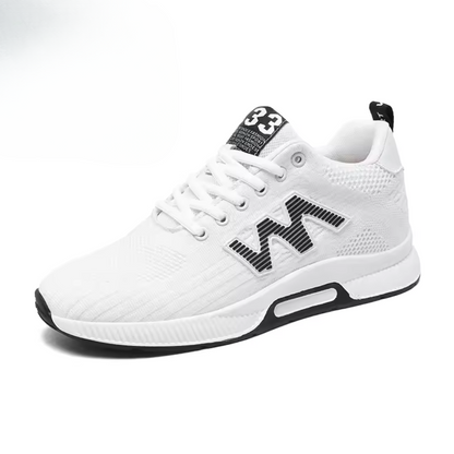 Sapatos desportivos de malha com sola alta para homem