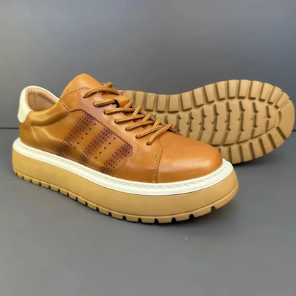 Sapatos masculinos com estilo urbano e sola ergonómica