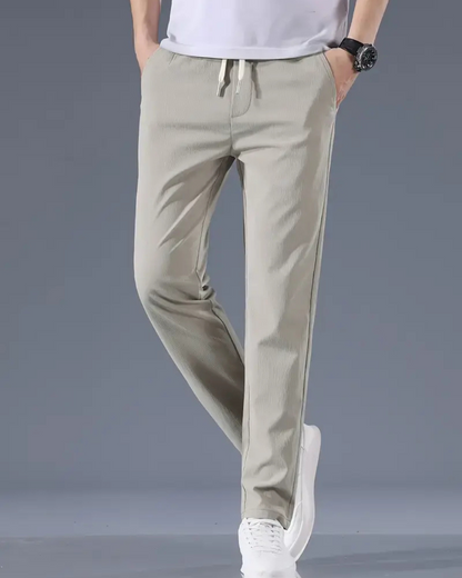 Calça Confortável Masculina com Tecido Antirrugas
