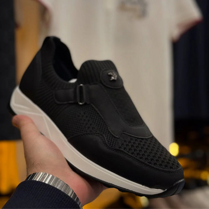 Sapatilhas desportivas respiráveis con sola ortopédica para homen