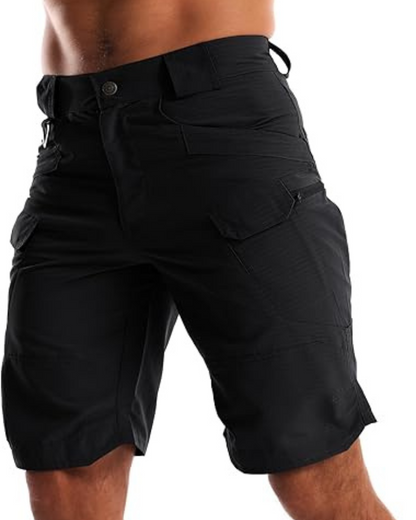 Calções Tácticos com Vários Bolsos para Homem