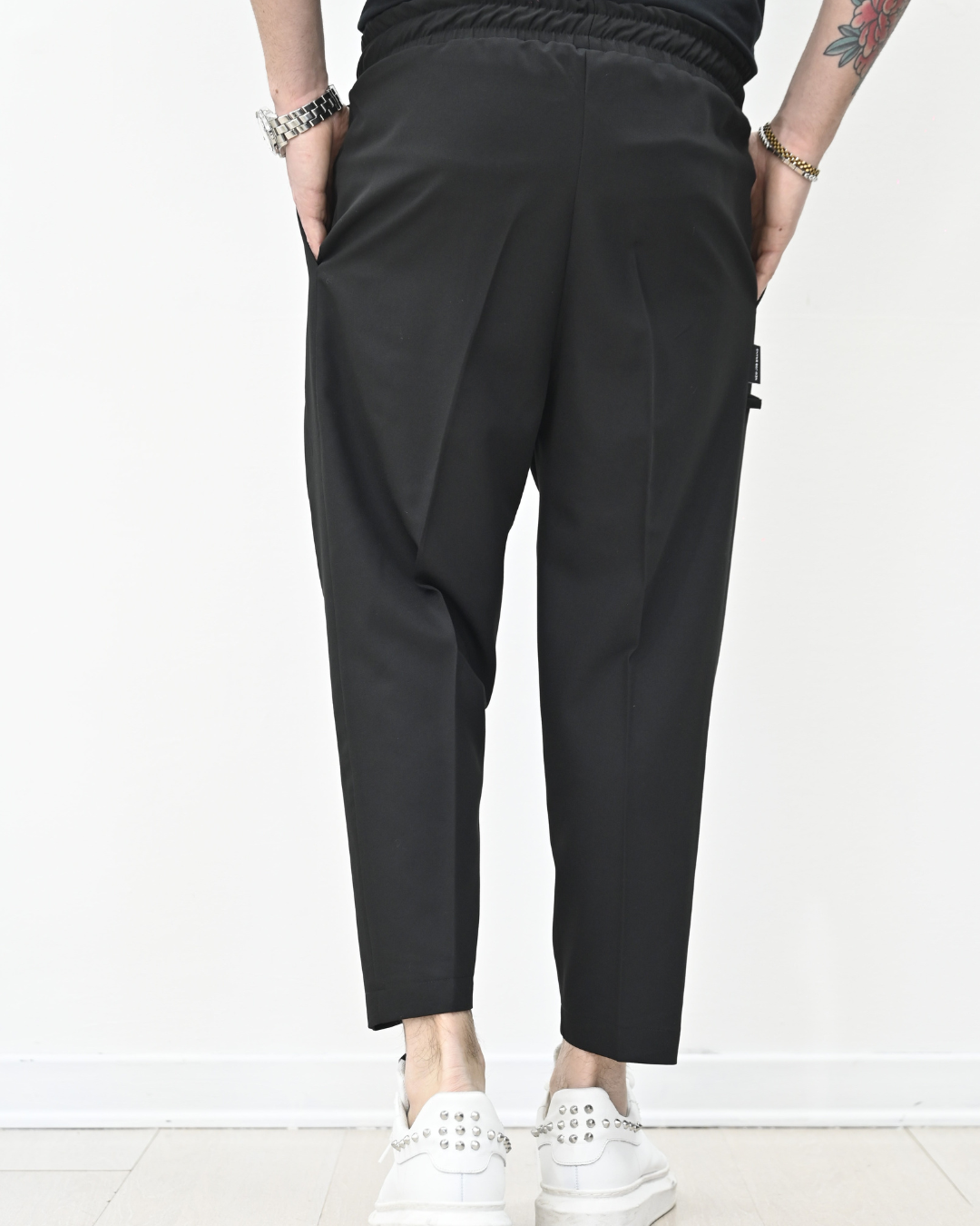 Calças Jogger Largas com Ajuste na Cintura