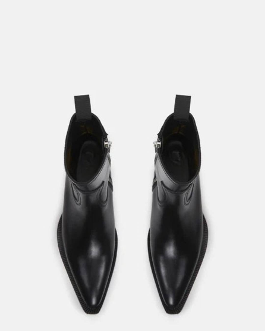 Botas Masculinas de Estilo Ocidental com Design Gravado Espírito Rebelde e Estilo Icónico