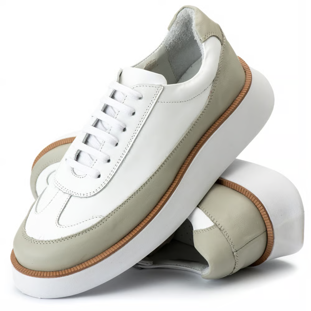 Ténis casuais para homem com sola ortopédica