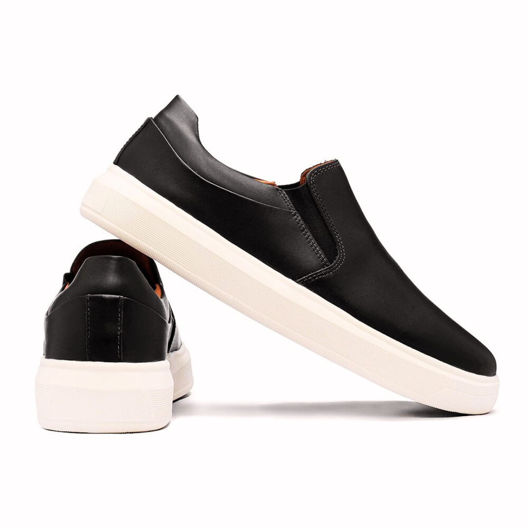 Sapatos vintage confortáveis sem atacadores