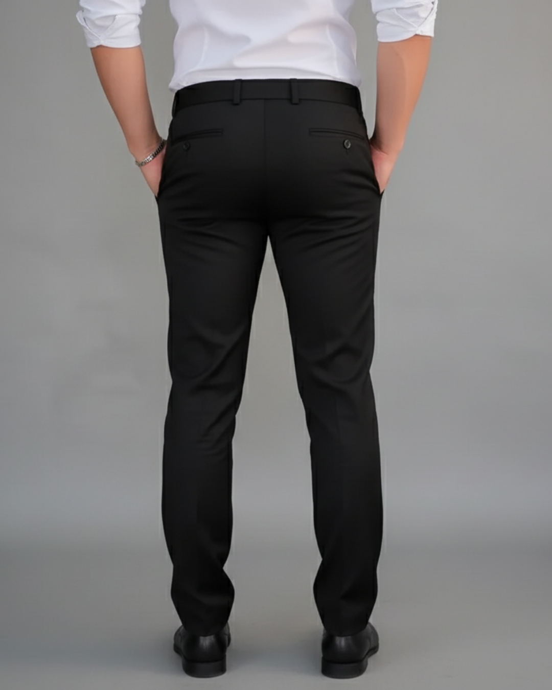 Calças justas elásticas para homem