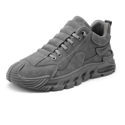 Sapatos casuais antiderrapantes de sola grossa para homem