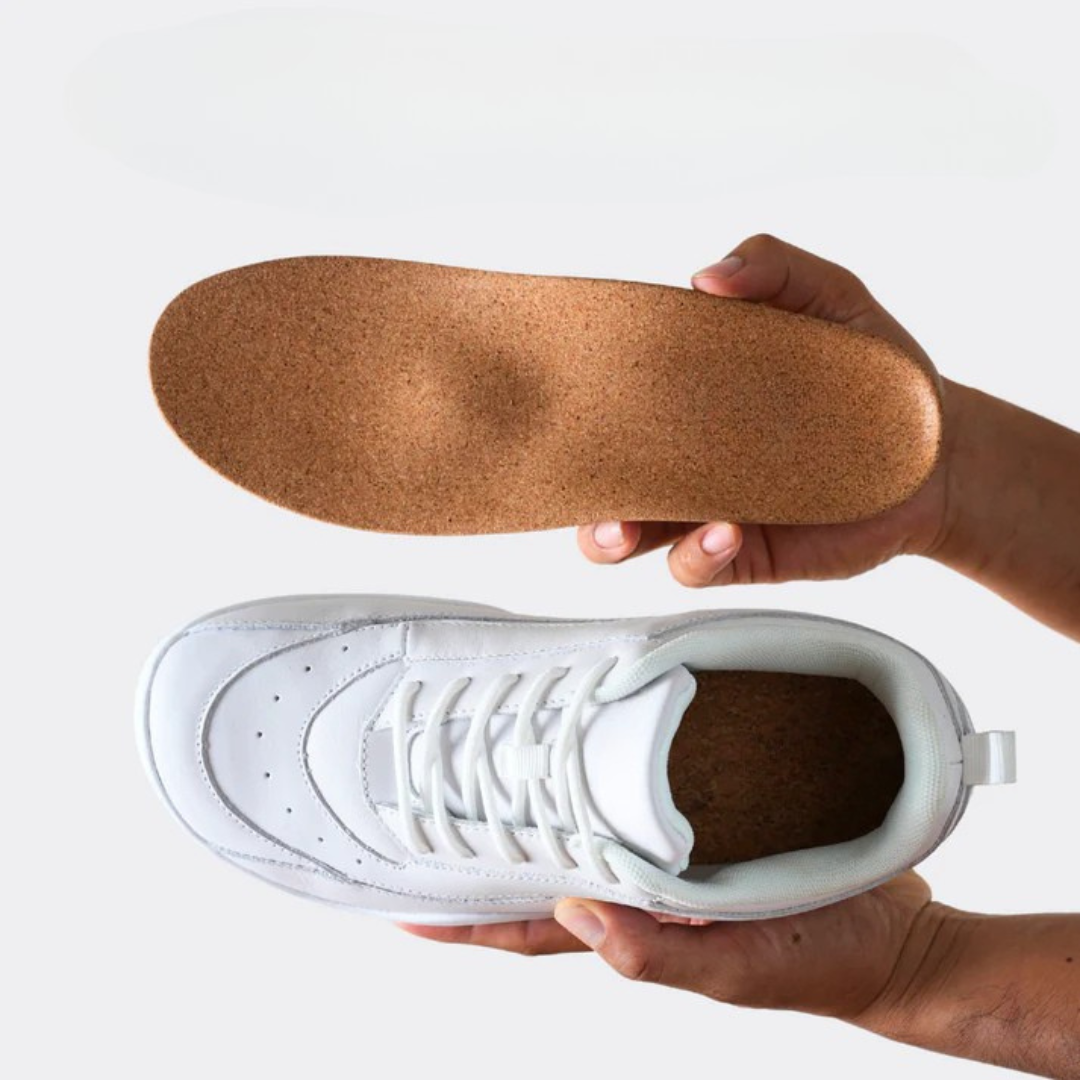 Ténis com solas ortopédicas e antiderrapante para homem