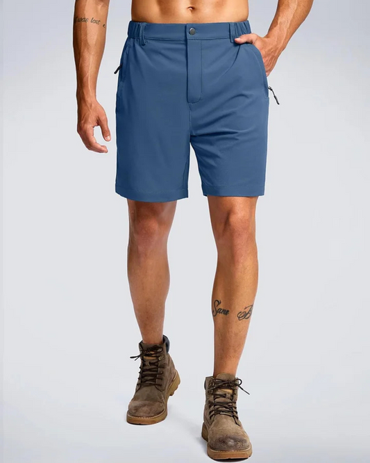 Calções de tecido respirável e impermeável para homem