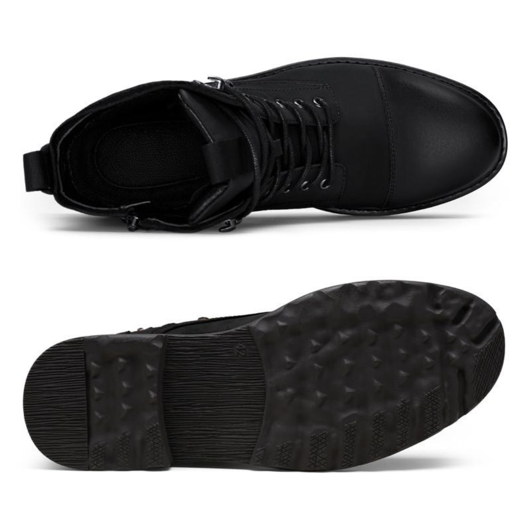 Botas de Couro com Sola Antiderrapante para Homem