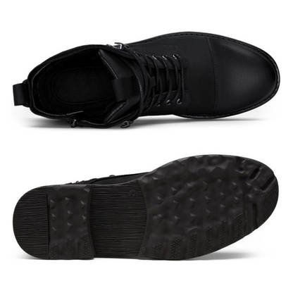 Botas de Couro com Sola Antiderrapante para Homem