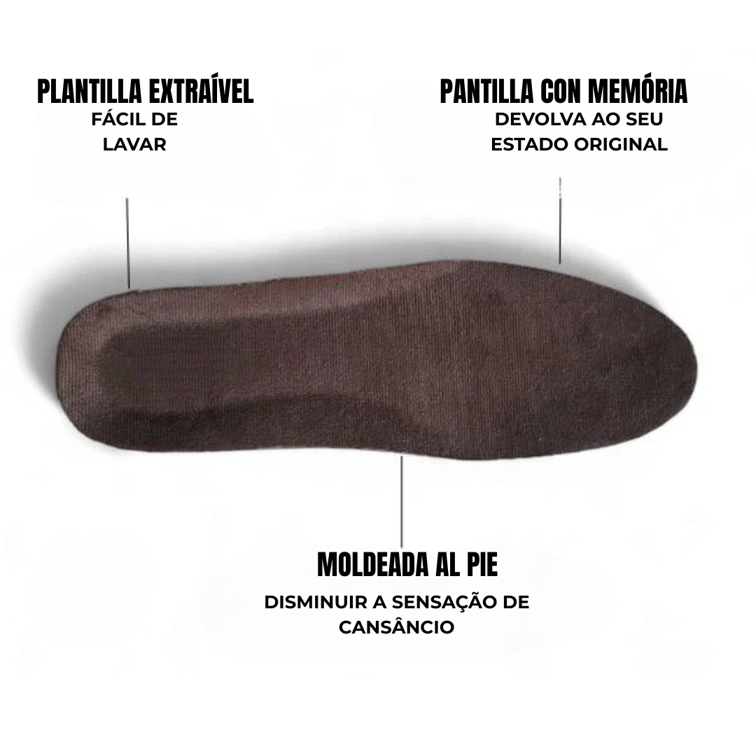 Mocassins casuais para homem com sola ergonómica
