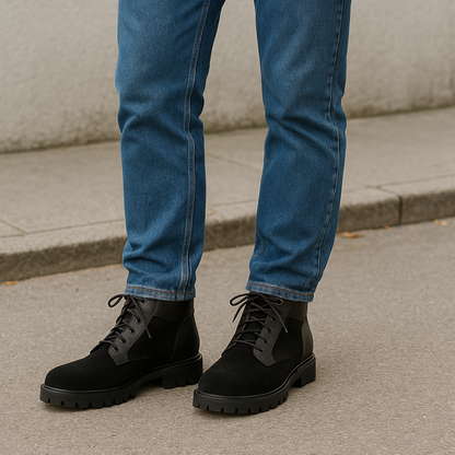 Bota Masculina de Cano Médio com Solado de Alta Performance