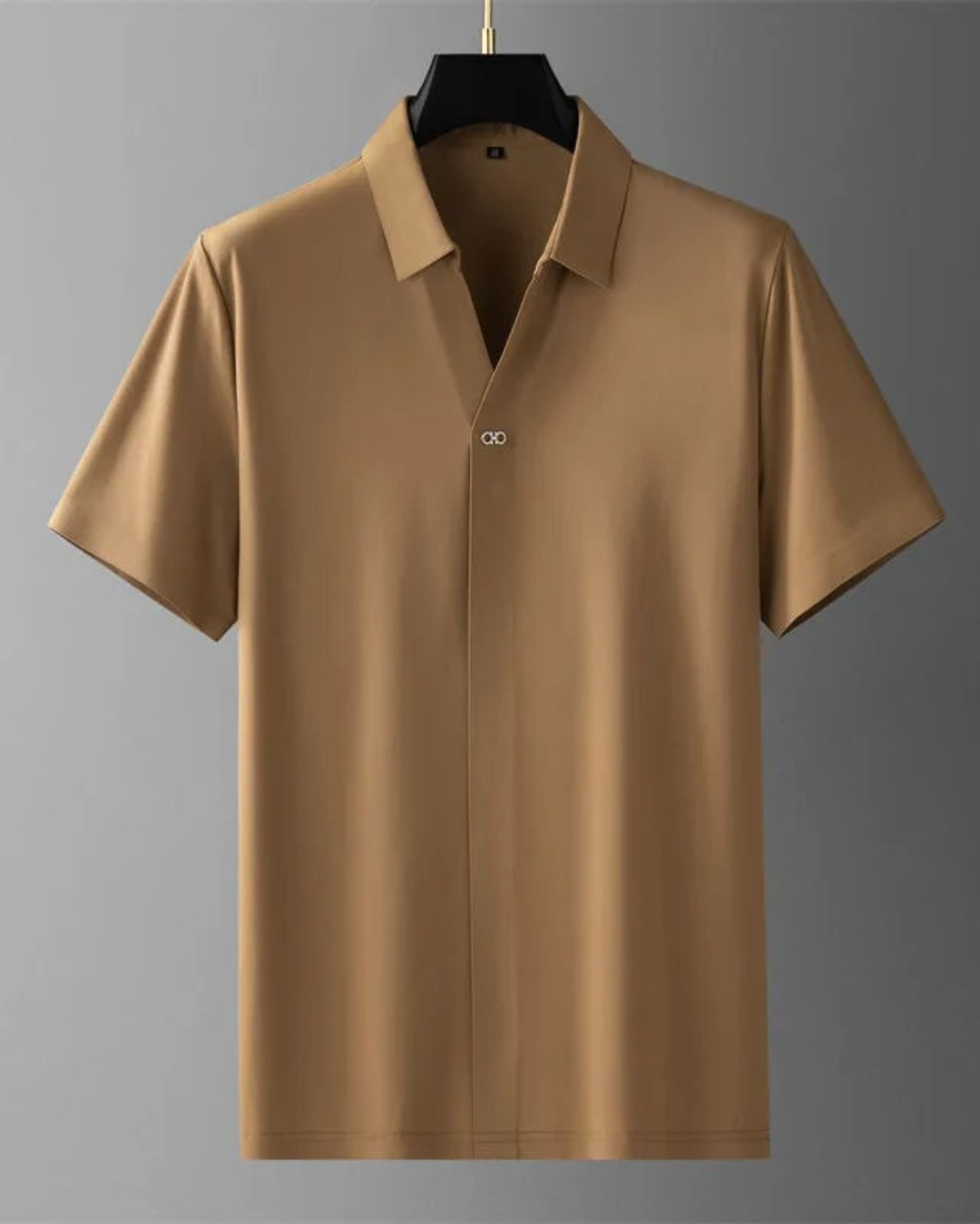 Camisa Casual Masculina de Manga Curta