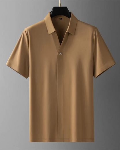 Camisa Casual Masculina de Manga Curta