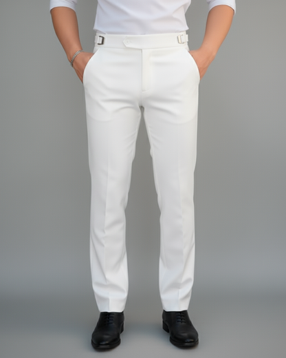 Calças justas elásticas para homem