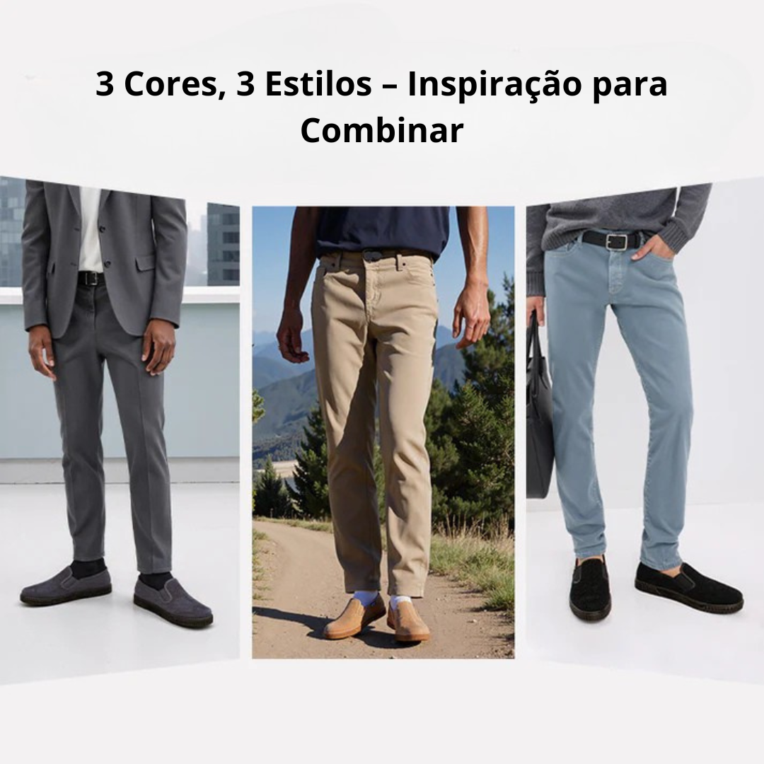 Tênis Urbano Sem Cadarço com Solado Macio e Respirável