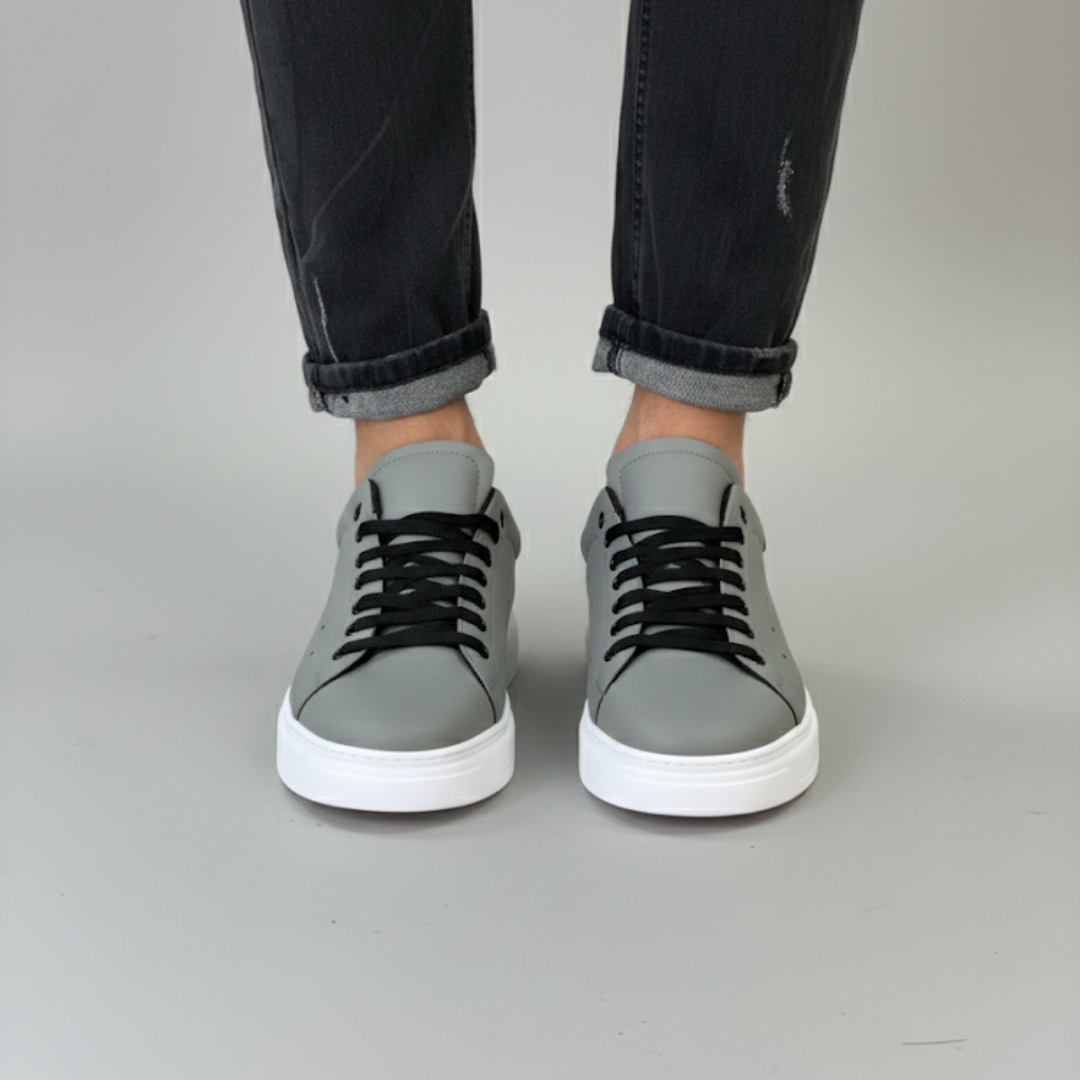 Sapatos de estilo urbano com sola robusta para homem