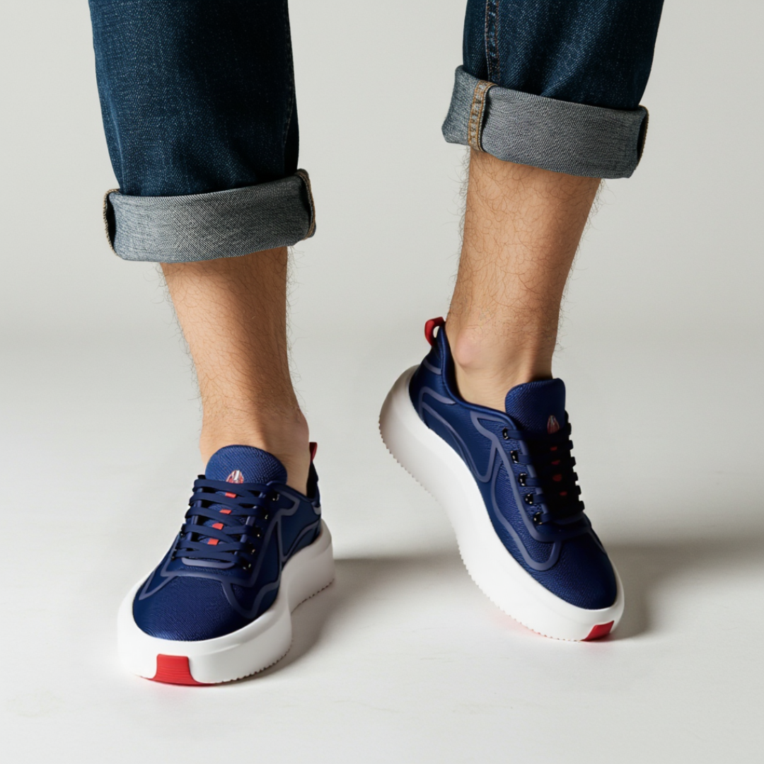 Tênis urbanos com solas ergonômicas para homem