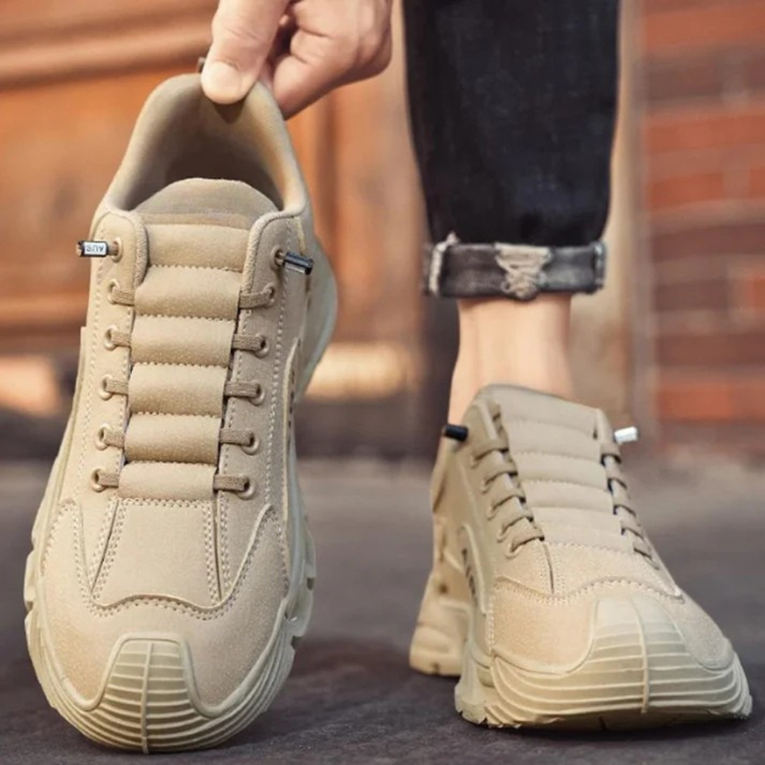 Sapatos Antiderrapantes de Sola Grossa para Homem