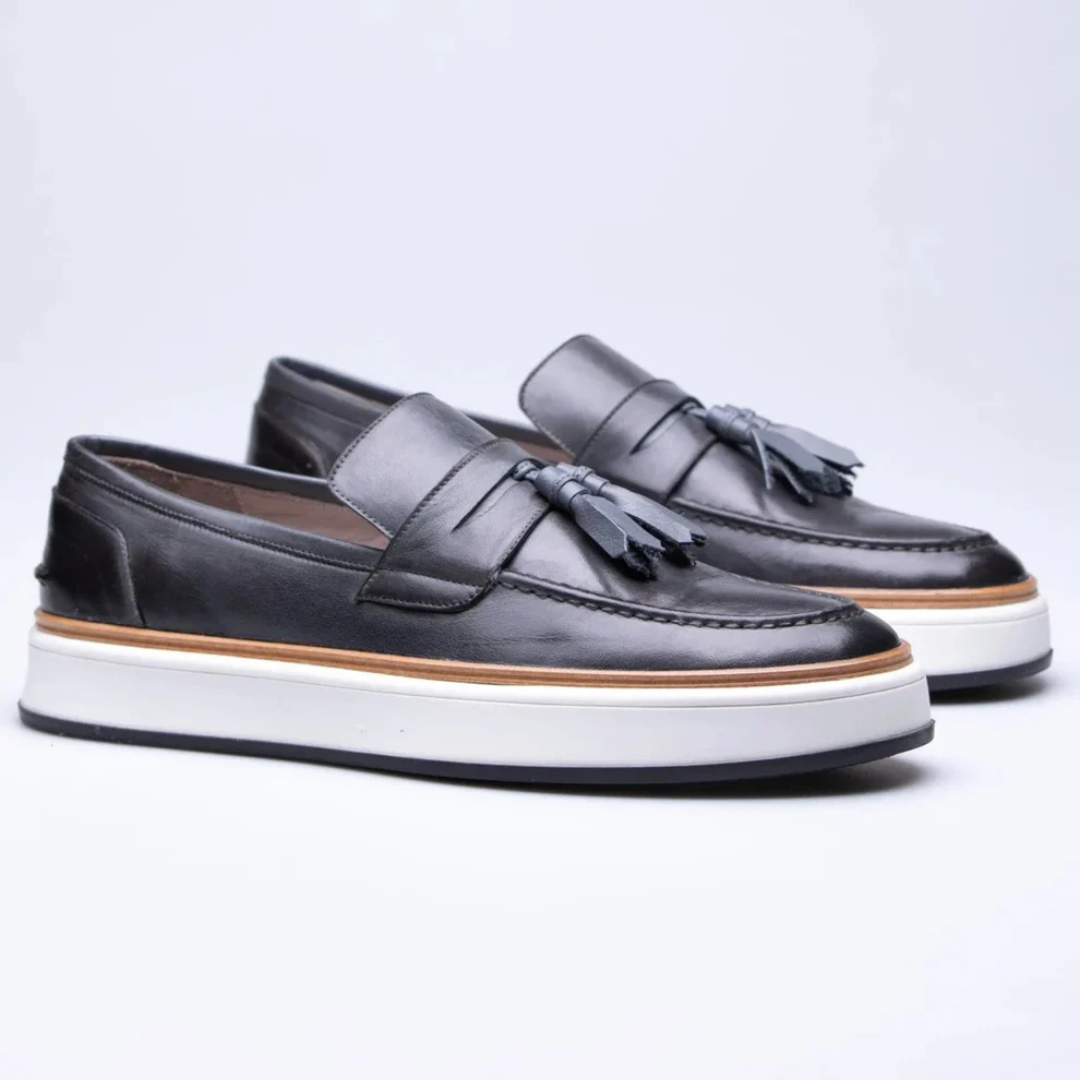 Sapatos mocassins antiderrapantes para homem