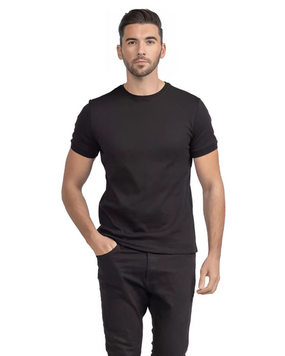 Camiseta Básica de Manga Curta com Gola Redonda Conforto e Versatilidade Diária (OFERTA 2X1)