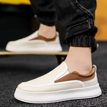 Sapatos respiráveis sem atacadores para homem