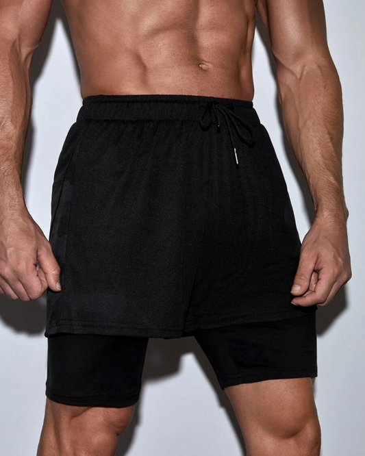 Calções de Desporto com Bolso para Telemóvel para Homem