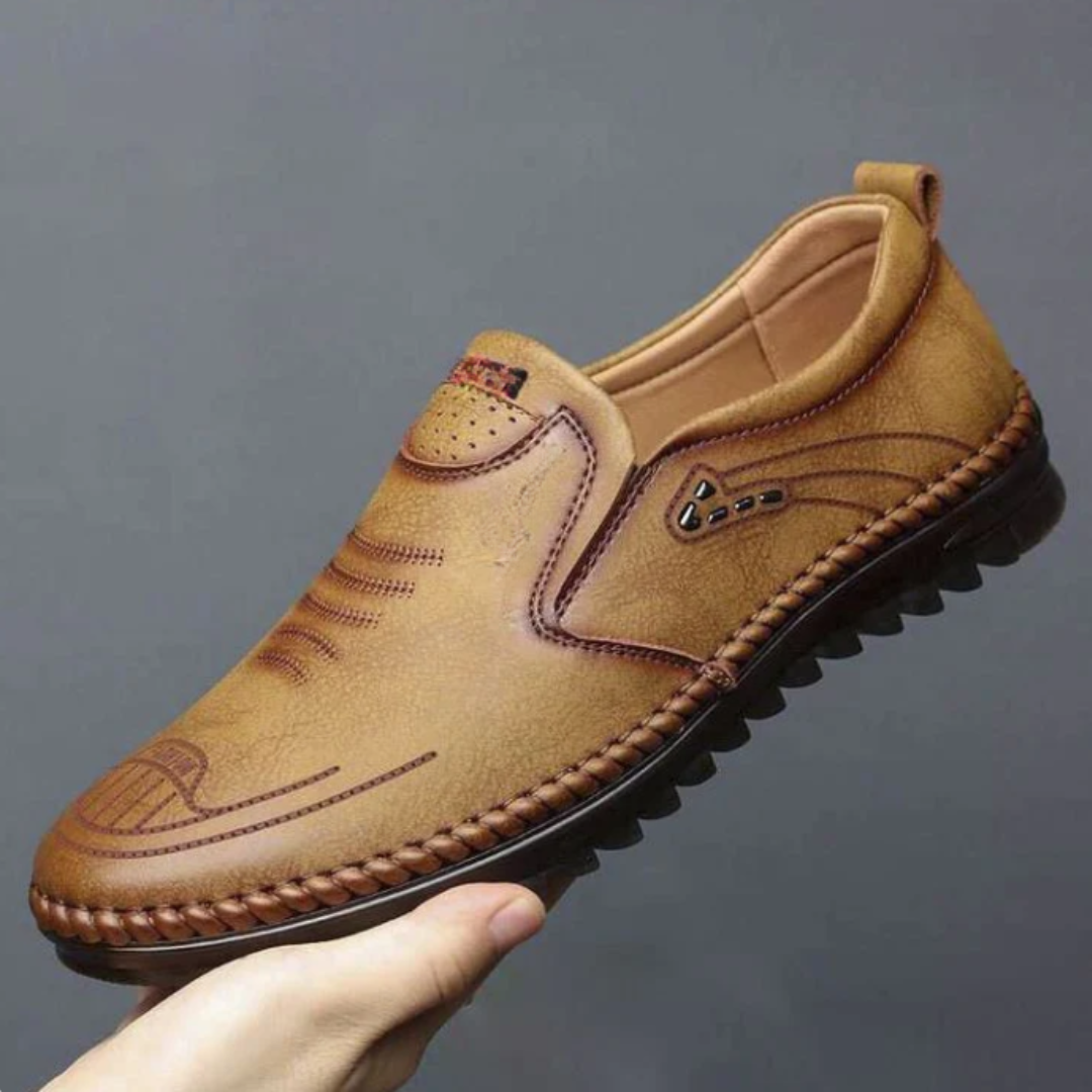Mocasín Masculino Casual em Couro Conforto e Estilo para Todos os Dias