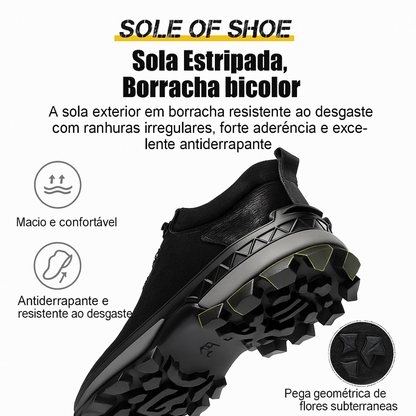 Sapatilhas desportivas con sola ergonómica e antiderrapante para homen