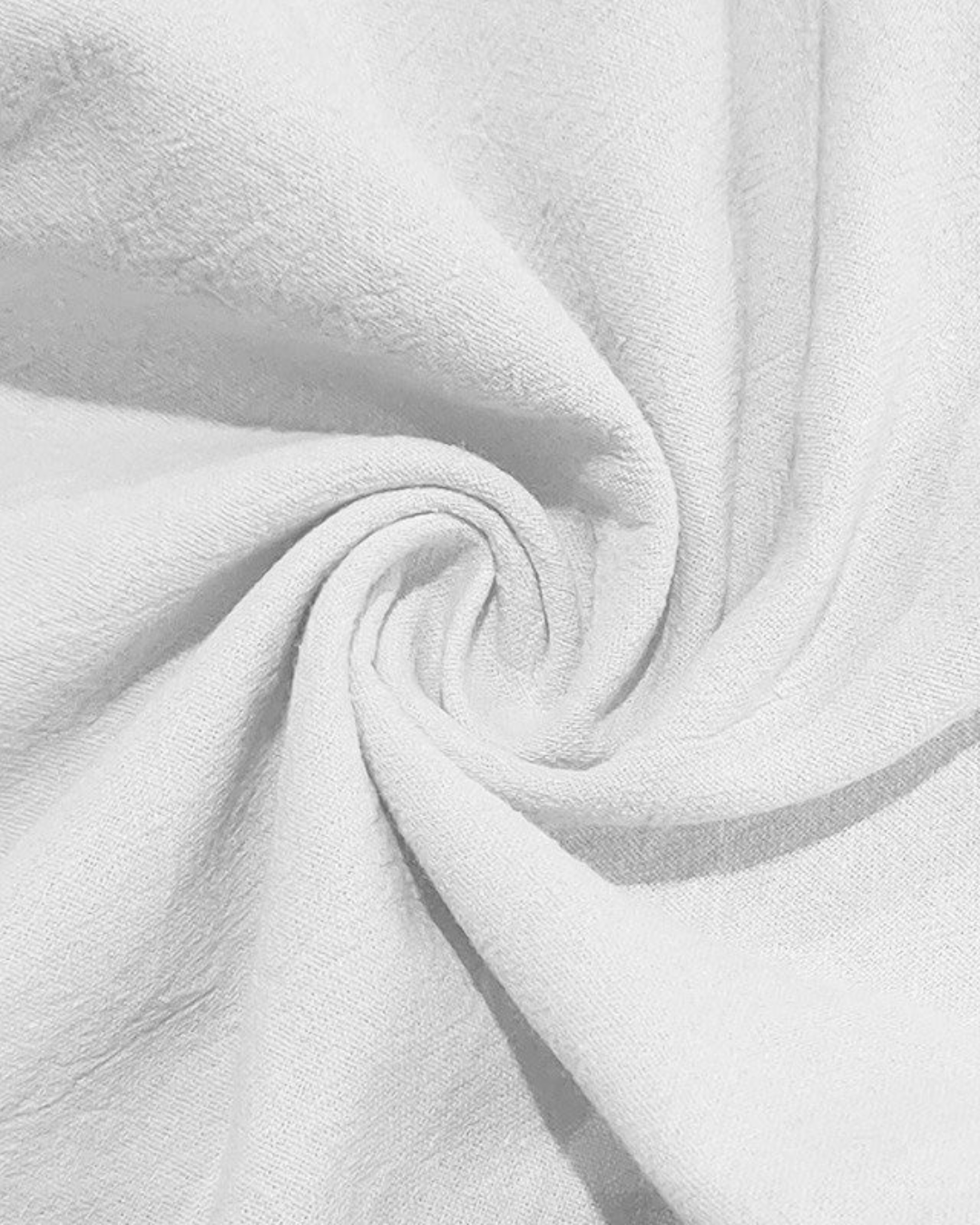 Conjunto de duas peças em linho e algodão com mangas curtas