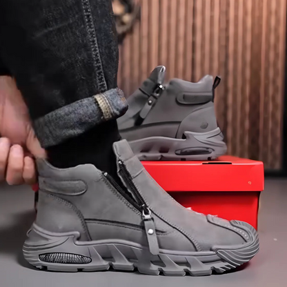 Sapatos ortopédicos de sola antiderrapante para homem