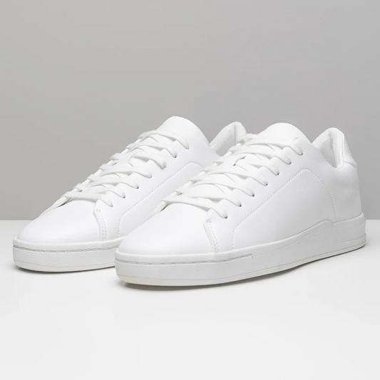 Ténis Desportivos Masculinos Brancos Estilo Urbano e Versátil